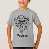 Beste kerstman, definieer de beste persoonlijke fe t-shirt (Voorkant)