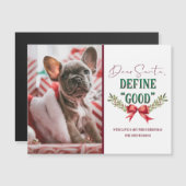 Beste Kerstman Definieer "Goed" Leuke Kerstfoto (Voorkant / Achterkant)