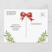 Beste Kerstman Definieer "Goed" Leuke Kerstfoto Feestdagenkaart (Achterkant)