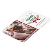 Beste Kerstman Definieer "Goed" Leuke Kerstfoto Magneet (Linkerzijde)