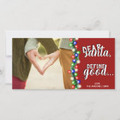 Beste Kerstman Definieer Goede Feestdagen Kerstkaa Feestdagenkaart (Voorkant)