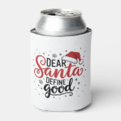 Beste Kerstman Definieer Goede Kerstmis Familie Ke Blikjeskoeler (Blikje Voorkant)