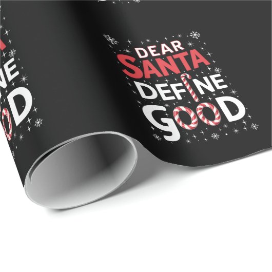 Beste Kerstman Definieer Goede Kerstvakantie Kerst Cadeaupapier (Rol Hoek)