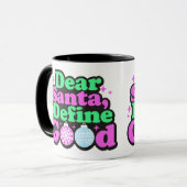 Beste Kerstman, definieer goede Mok (Voorkant links)