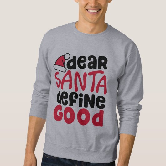 Beste kerstman, definitie goed grappig trui (Voorkant)