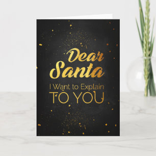 Beste Kerstman die ik heb willen om verklaren - Feestdagen Kaart