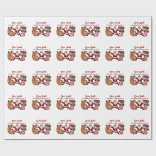Beste Kerstman Dit Jaar Ben Ik Solid 6 7 Zes Zeven Cadeaupapier