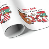 Beste Kerstman Dit Jaar Ben Ik Solid 6 7 Zes Zeven Cadeaupapier (Rol Hoek)