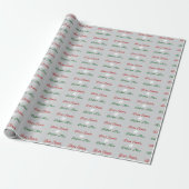 Beste Kerstman | Drie Kleuren Cadeaupapier (Uitgerold)