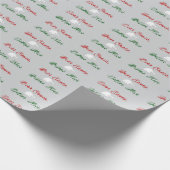Beste Kerstman | Drie Kleuren Cadeaupapier (Hoek)