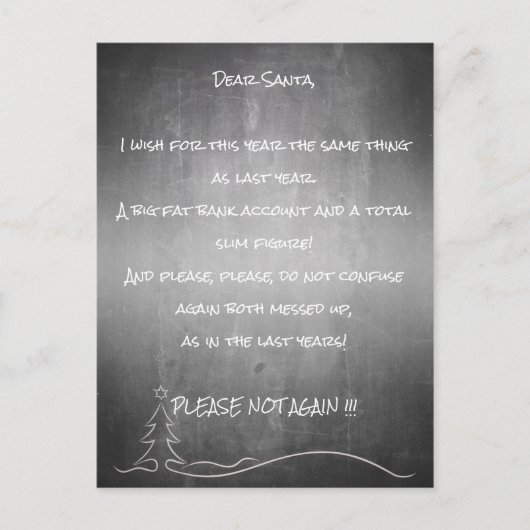 Beste kerstman feestdagenkaart (Voorkant)