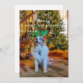 Beste kerstman feestdagenkaart (Voorkant / Achterkant)