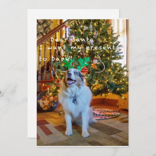 Beste kerstman feestdagenkaart (Voorkant / Achterkant)