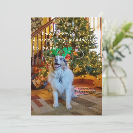 Beste kerstman feestdagenkaart (Staand voorkant)