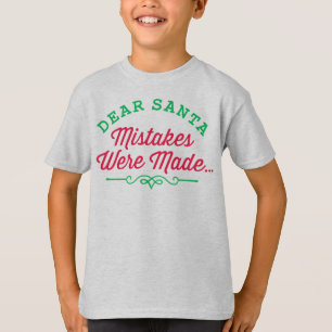 Beste Kerstman, Fouten Geleden T-shirt
