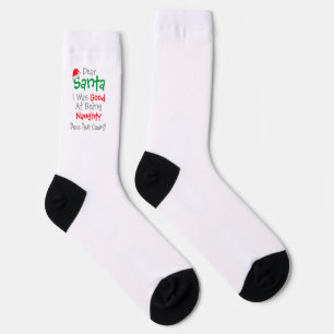 Beste kerstman, goed in nicht kerstfeest zijn sokken