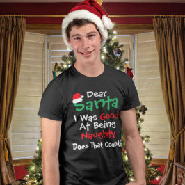 Beste kerstman, goed in nicht kerstfeest zijn t-shirt