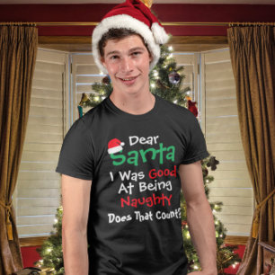 Beste kerstman, goed in nicht kerstfeest zijn t-shirt