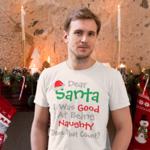 Beste kerstman, goed in nicht kerstfeest zijn t-shirt