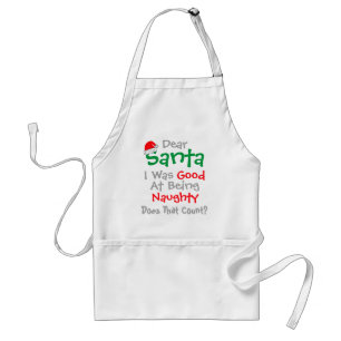 Beste kerstman: Goed om Naughty Kerstmis te zijn Standaard Schort
