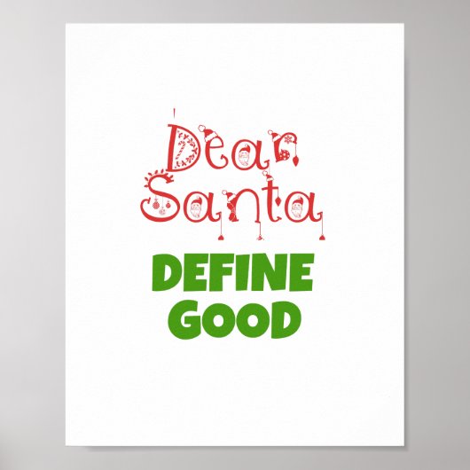 Beste kerstman, goed poster (Voorkant)