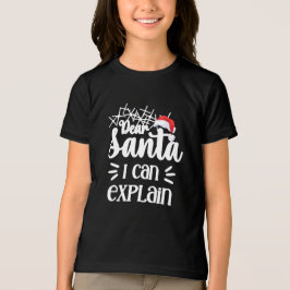 Beste Kerstman Grappige kinder Zwarte Kerst Tri-Blend Shirt