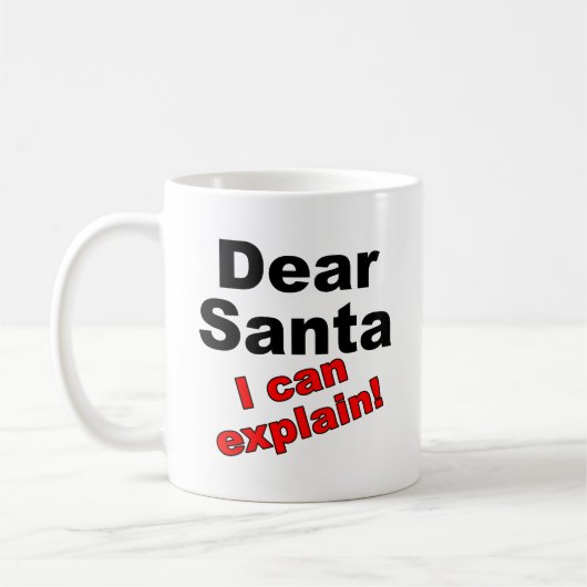 Beste Kerstman Grappige Mok (Links)