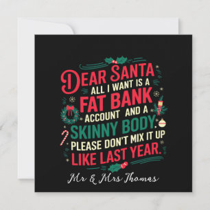 Beste Kerstman, het enige wat ik wil is een dikke Kaart