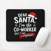 Beste Kerstman Het Is De Schuld Van Mijn Collega D Muismat (Met muis)