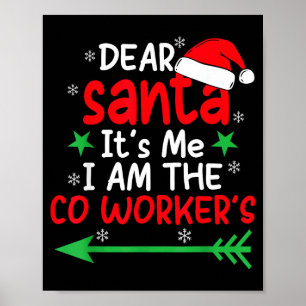 Beste Kerstman Het Is De Schuld Van Mijn Collega D Poster