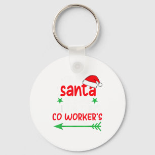 Beste Kerstman Het is de schuld van mijn collega d Sleutelhanger