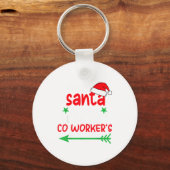 Beste Kerstman Het is de schuld van mijn collega d Sleutelhanger (Voorkant)