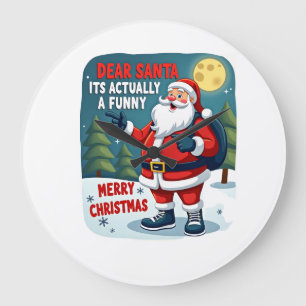 Beste kerstman het is eigenlijk een grappig verhaa grote klok