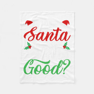 Beste Kerstman, het is te laat om nog leuk kerstfe Fleece Deken