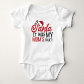 Beste kerstman, het was de fout van mijn moeder. romper (Voorkant)