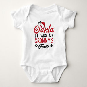 Beste kerstman, het was de fout van mijn oma. romper