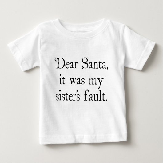 Beste kerstman, het was de fout van mijn zuster. (Voorkant)
