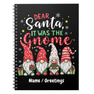 Beste Kerstman, Het was de Gnome Fun Christmas Tre Notitieboek