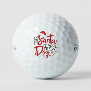 Beste Kerstman Het Was De Hond Grappig Golfballen