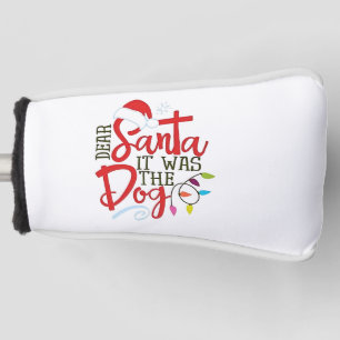 Beste Kerstman Het Was De Hond Grappig Golfheadcover