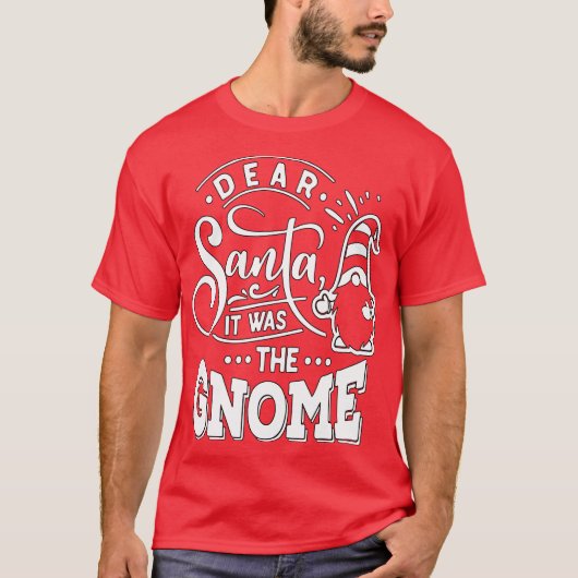 Beste Kerstman het was de kabouter - Schattige Kab T-shirt (Voorkant)