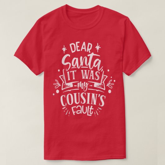 Beste kerstman, het was de kerstprijs van mijn nic t-shirt (Design voorkant)