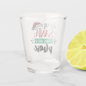 Beste kerstman, het was maar een fase | Kerstgeld Shot Glas (Achterkant)