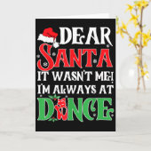 Beste Kerstman Het Was Niet Mij Ik Ben Altijd Op D Kaart (Gele Bloem)