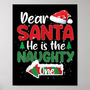 Beste Kerstman Hij Is De Stoute Poster
