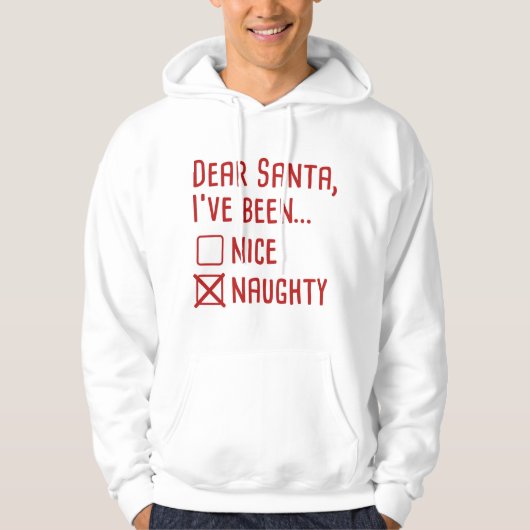 Beste kerstman hoodie (Voorkant)