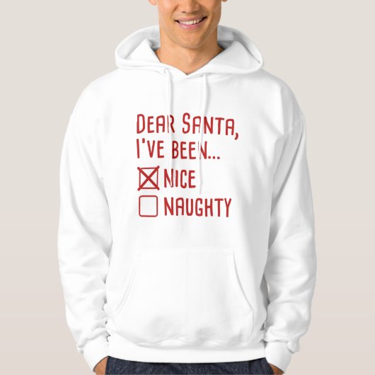 Beste kerstman hoodie (Voorkant)