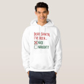 Beste kerstman hoodie (Voorkant volledig)