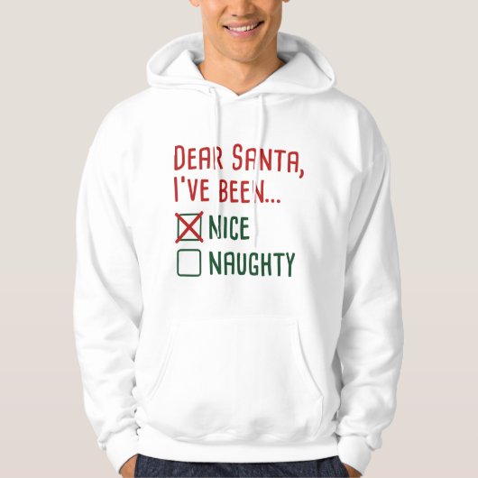 Beste kerstman hoodie (Voorkant)
