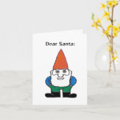 Beste Kerstman: humoristische definitie Kaart (Gele Bloem)